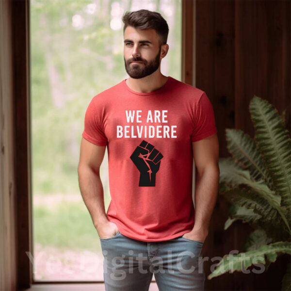 Uaw We Are Belvidere Red T-Shirt