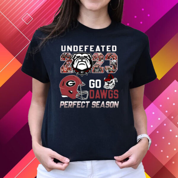 Undefeated 2023 Georgia Bulldogs Go Dawgs Perfect Season T-Shirts