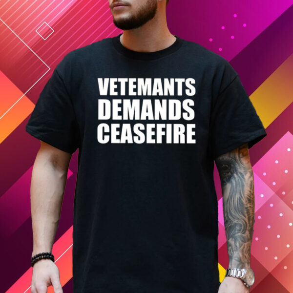 Vetements Demands Ceasefire T-Shirt