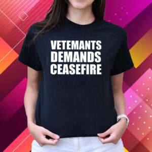 Vetements Demands Ceasefire T-Shirts