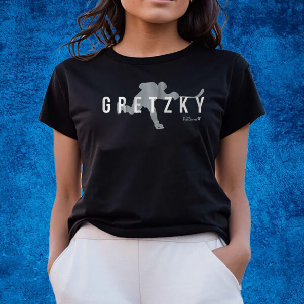 Wayne Gretzky Silhouette Los Angeles T-Shirts