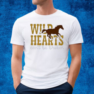 Wild Hearts Can’t Be Broken Horse Art Pattern Print Casual Sweatshirt T-Shirt