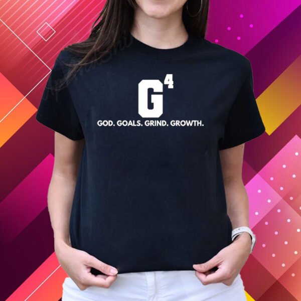 Women’s God Goals Grind Growth Printed Sweatshirt T-Shirts