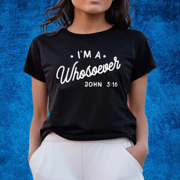 Women’s I’m A Whosoever John 3 16 Print Casual Sweatshirt T-Shirts