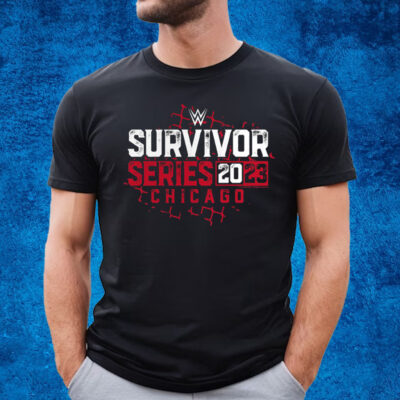 Wwe Fanatics Branded Survivor Series 2023 Chain Link Fence T-Shirt