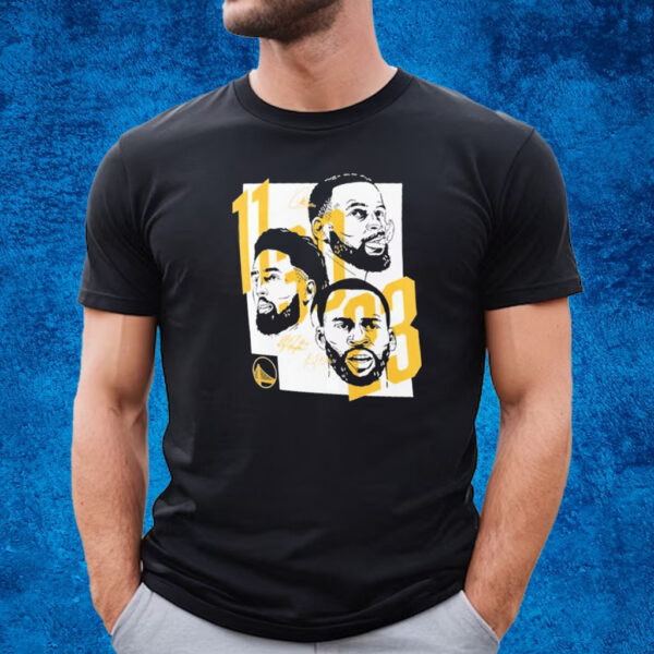 11 30 23 Warriors Klay Thompson Stephen Curry Draymond Green T-Shirt