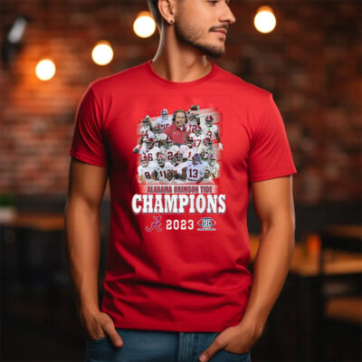 2023 Sec Championship Alabama Crimson Tide Champions Shirt