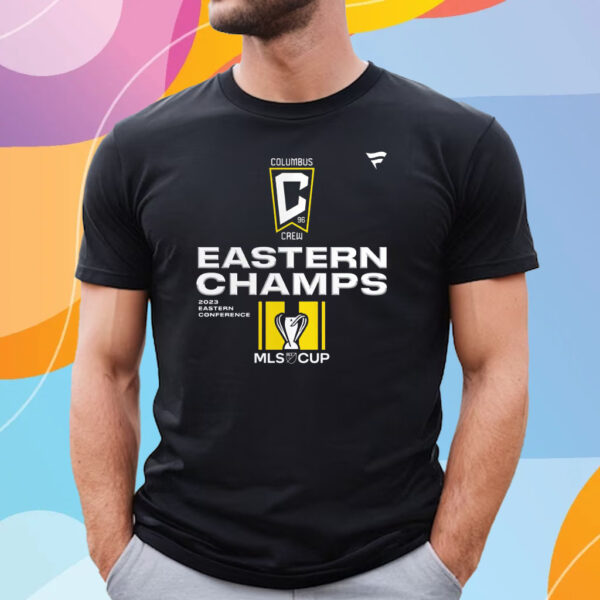 Columbus Crew 2023 Mls Eastern Conference Champions Locker Room T-Shirt