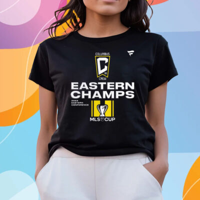 Columbus Crew 2023 Mls Eastern Conference Champions Locker Room T-Shirts