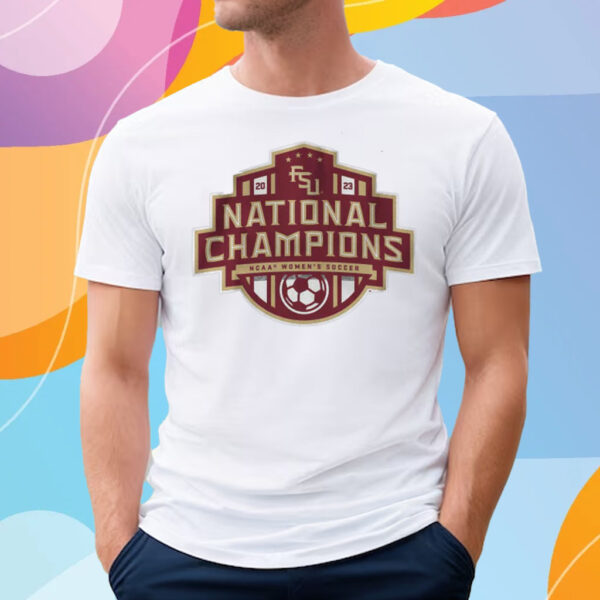 FSU Soccer 2023 Championship Logo T-Shirt