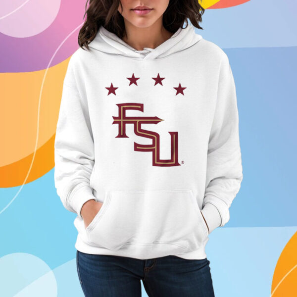 FSU Soccer Four Stars T-Shirt Hoodie