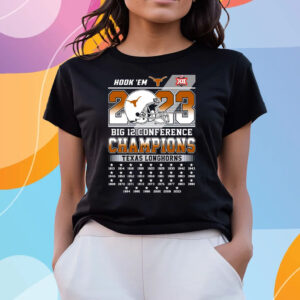 Hook Em 2023 Big 12 Conference Champions Texas Longhorns T-Shirts