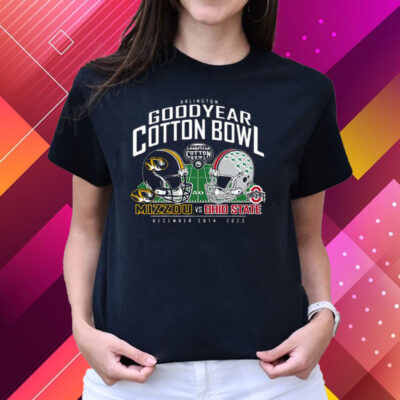 Missouri Tigers Vs Ohio State Buckeyes 2023 Cotton Bowl Matchup T-Shirts