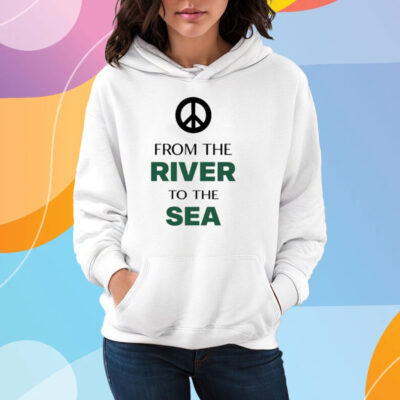 Peace Symbol From The River To The Sea T-Shirt Hoodie