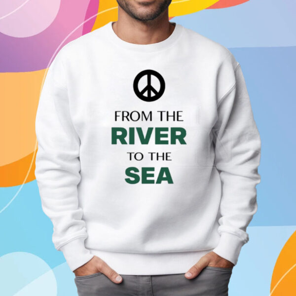 Peace Symbol From The River To The Sea T-Shirt Sweatshirt