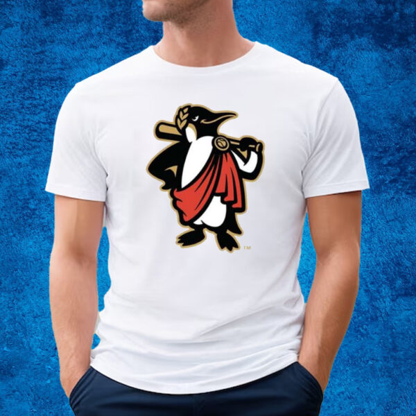 Rome Emperors Baseball Penguin Logo T-Shirt