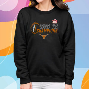 Texas Longhorns 2023 Big 12 Football Conference Champions Locker Room T-Shirt Sweatshirt