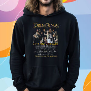 The Lord Of The Rings The Return Of The King 23th Anniversary 2001 – 2024 Thank You For The Memories T-Shirt Hoodie