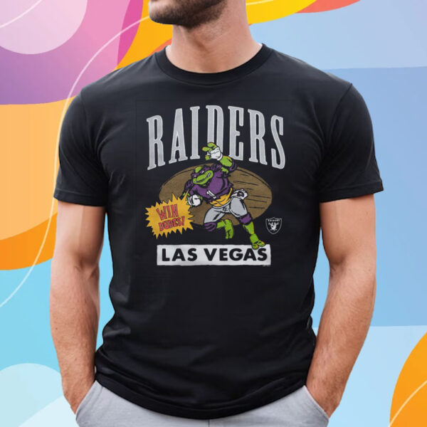 Tmnt Donatello X Las Vegas Raiders T-Shirt