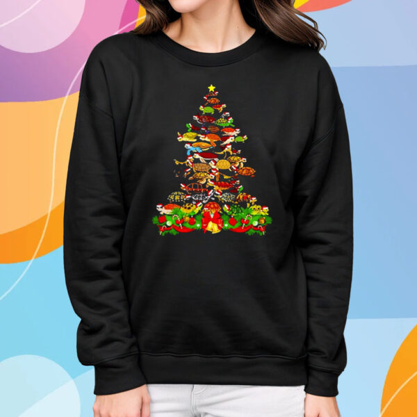 Turtles Christmas Tree Sweater T-Shirt Sweatshirt