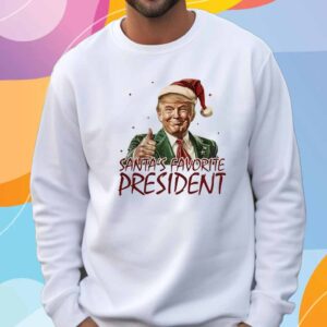 2024 Santa's Favorite Trump President Shirt