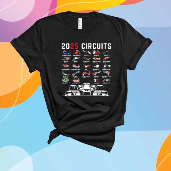 2025 Circuits Formula Racing T-Shirt