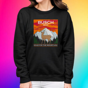 Busch Beer Head for the Mountains Deer Hunting Shirts