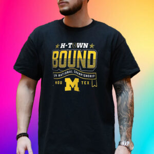 Michigan Wolverines Jordan Brand College Football Playoff 2024 National Championship Game T-Shirt