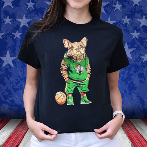 Jaylen Brown Bulldog Wearing Celtics Boston Shirt