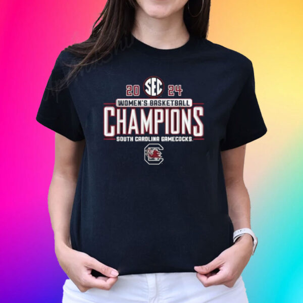 South Carolina Fighting Gamecocks Basketball SEC Champs 2024 T-Shirt