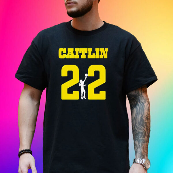 Caitlyn clark 22 iowa girls and boys Premium T-Shirt