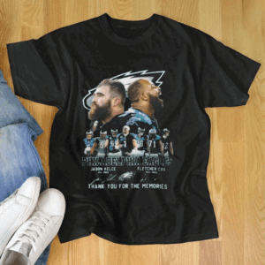 Eagles Jason Kelce 2011-2023 And Fletcher Cox 2012-2023 Thank You For The Memories T Shirt