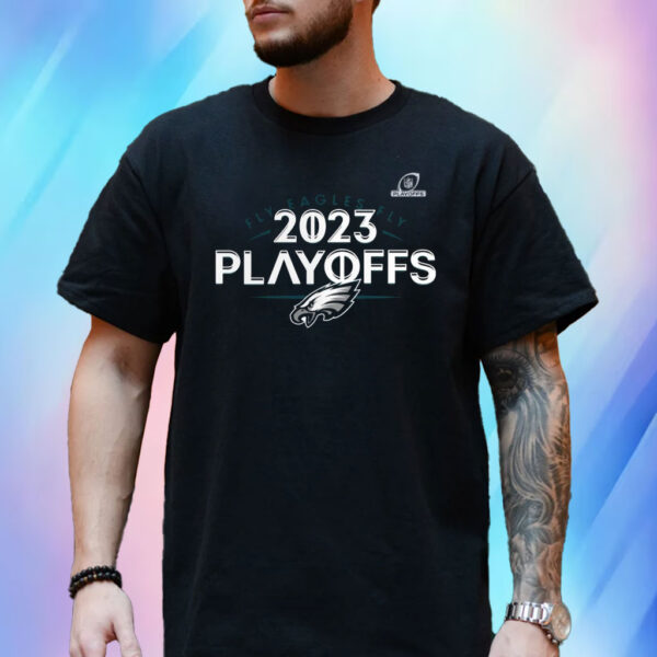 Heather Charcoal Philadelphia Eagles 2023 NFL Playoffs T-Shirt