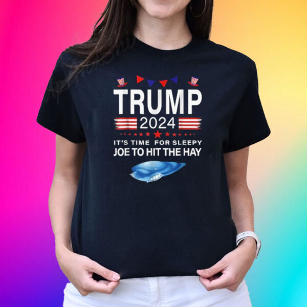 Donald Trump 2024,Pro Trump Republican,Funny Anti Sleepy Joe Biden T-Shirt