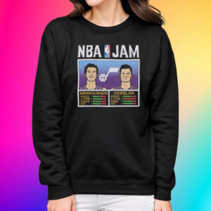 Nba Jam Jazz Markkanen And Kessler Shirts