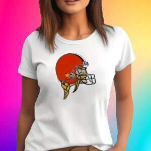 Minnesota vikings logo wearing Cleveland browns logo T-Shirt