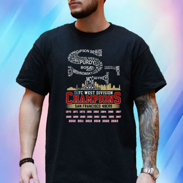 Nfc West Division Champions San Francisco 49ers T-Shirt