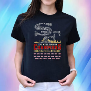 Nfc West Division Champions San Francisco 49ers T-Shirt