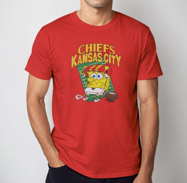 SpongeBob SquarePants x Kansas City Chiefs T-Shirt