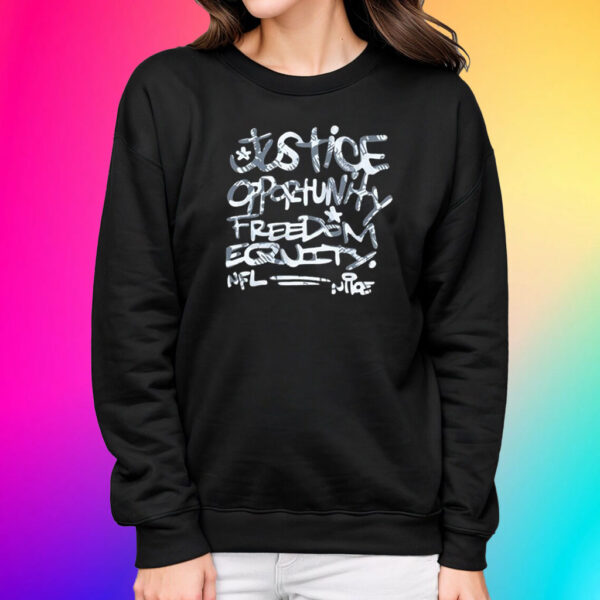 Mike Tomlin Justice Opportunity Equity Freedom Shirt