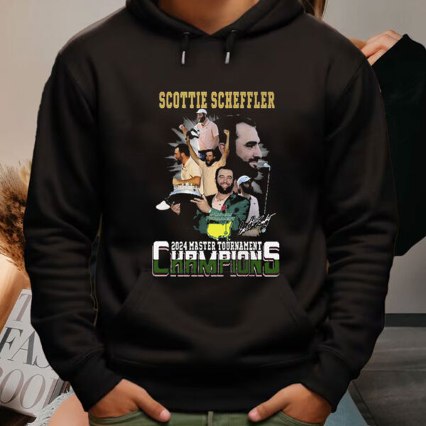 Scottie Scheffler 2024 Master Tournament Champions Shirt