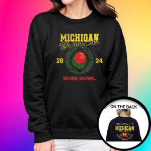 Michigan 2024 Rose Bowl Game Mon Jan 1 2024 Rose Bowl Stadium Shirts