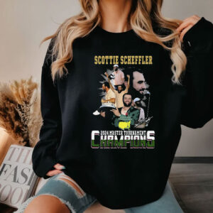 Scottie Scheffler 2024 Master Tournament Champions Shirt