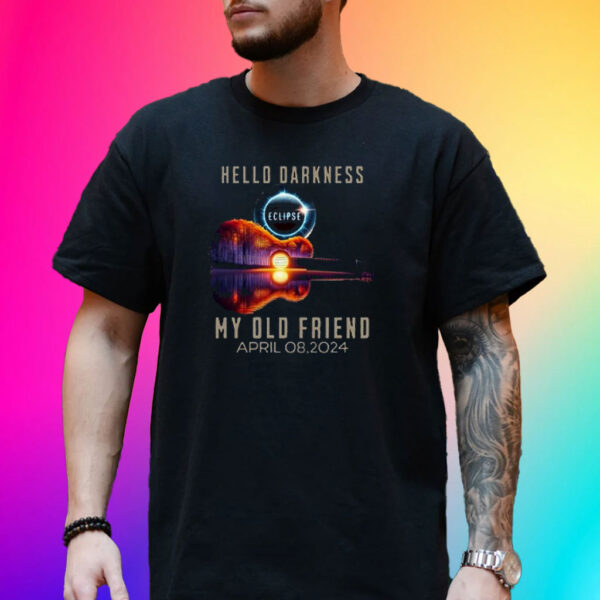 Hello Darkness My Old Friend Solar Eclipse April T-Shirt