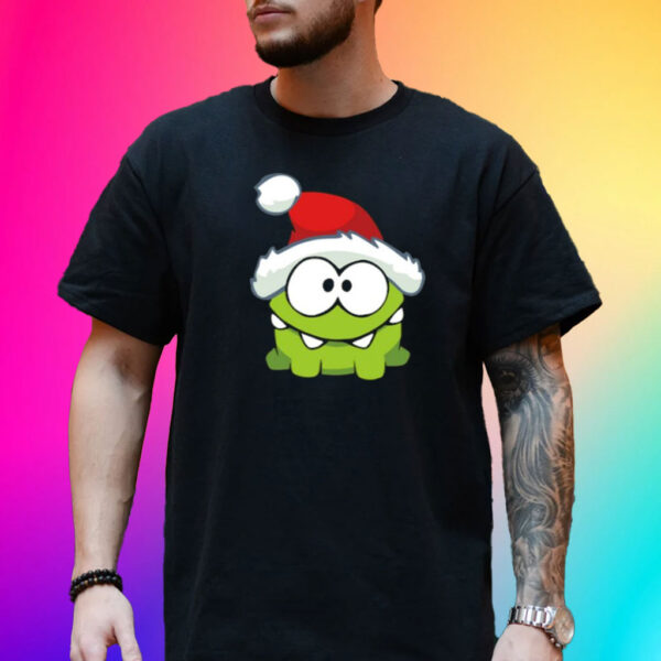 Cut The Rope Om Nom Santa T-Shirt