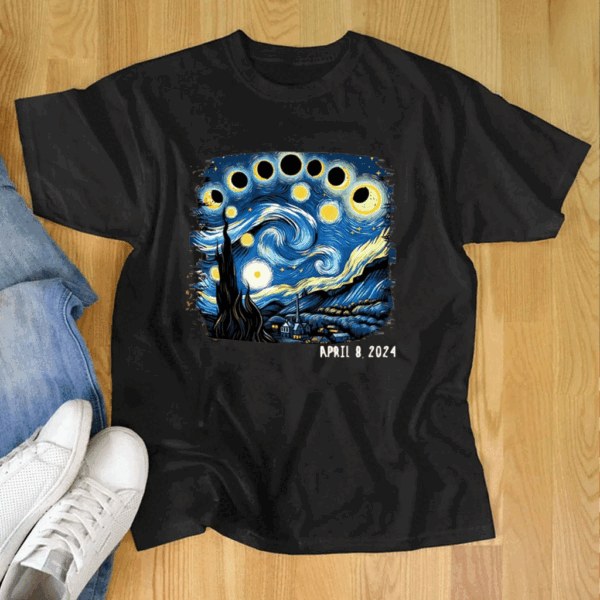 Snoopy and Woodstock total solar eclipse 2024 Shirt