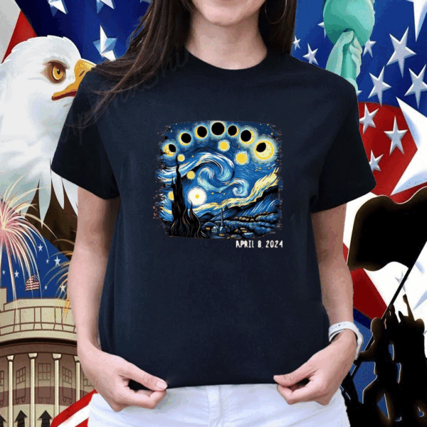 Snoopy and Woodstock total solar eclipse 2024 Shirt