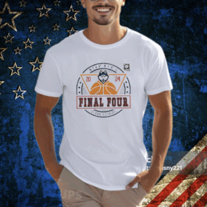 Official UConn Basketball Final Four 2024 Tee Shirt