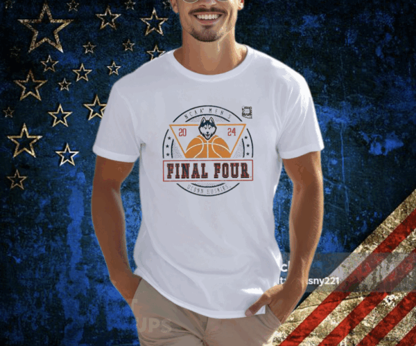 Official UConn Basketball Final Four 2024 Tee Shirt