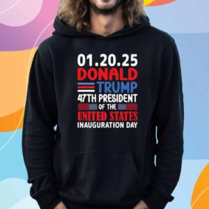 47th USA President Trump Inauguration Day 2025 Celebration Premium T-Shirt